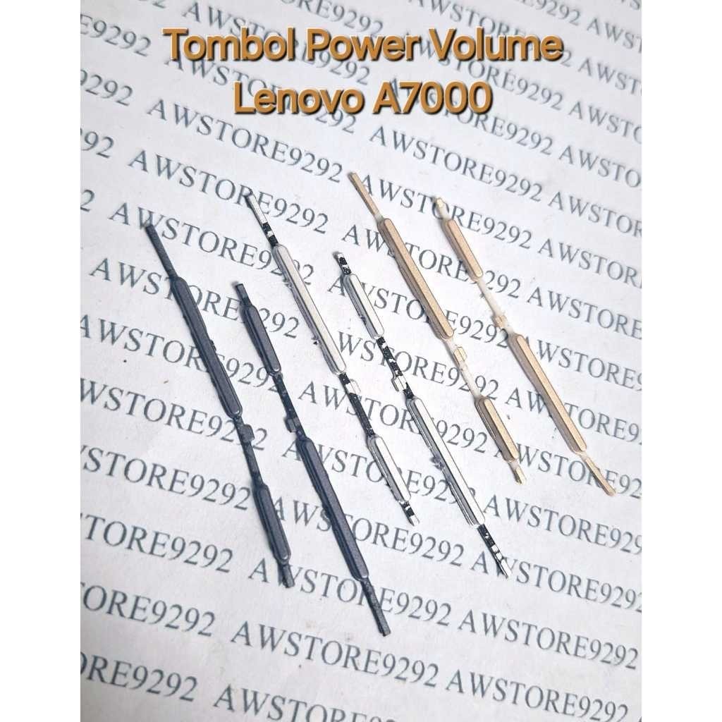 TOMBOL Lenovo A7000 ภายนอกปุ่มเปิดปิดและระดับเสียง Lenovo A7000 ปุ่มปิดปุ่ม Lenovo A7000 ปุ่มปรับระด