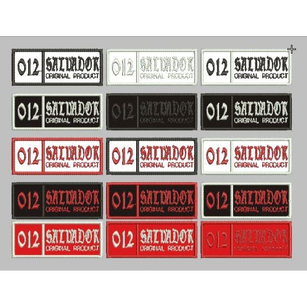 HERO- -89 EMBROIDERED PATCH 012 SALVADOR ORIGINAL PRODUCT LOGO/ACCESSORIES EMBLEM