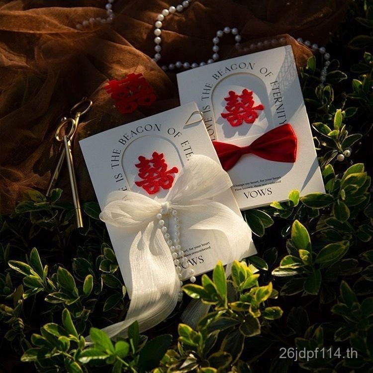 งานแต่งงาน Manifesto สด Vow ที่เขียนด้วยลายมือเจ้าบ่าวคํา Creative Hand Card Vows คู่แต่งงานเจ้าสาว 