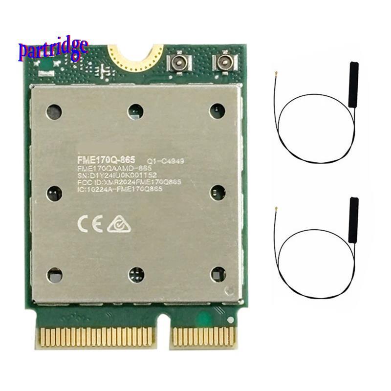 สําหรับ WiFi 7 QCNCM865 WI-FI 7 BT Combo โมดูลบลูทูธ 5.3 สูงสุด 5.8 Gbps 4K QAM Wi-Fi 7 Wi-Fi 6E Wi-