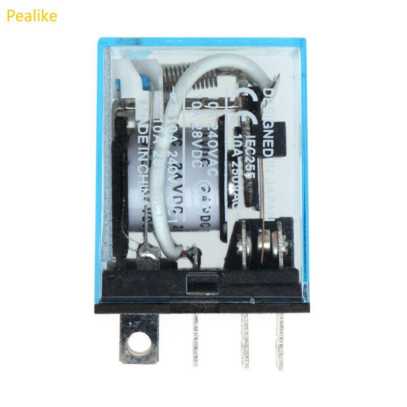 Pealike MY4NJ LY2NJ MY2NJ รีเลย์กําลังไฟระดับกลาง MY4N-J AC 220V สําหรับ DC 24V 10A 8 Pin