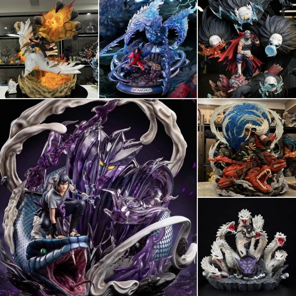 Mystery Box lucky Bag Naruto Figure Gaara Jiraiya Sasuke Sakura Deidara Kimimaro Pain ตุ๊กตาของเล่นบ