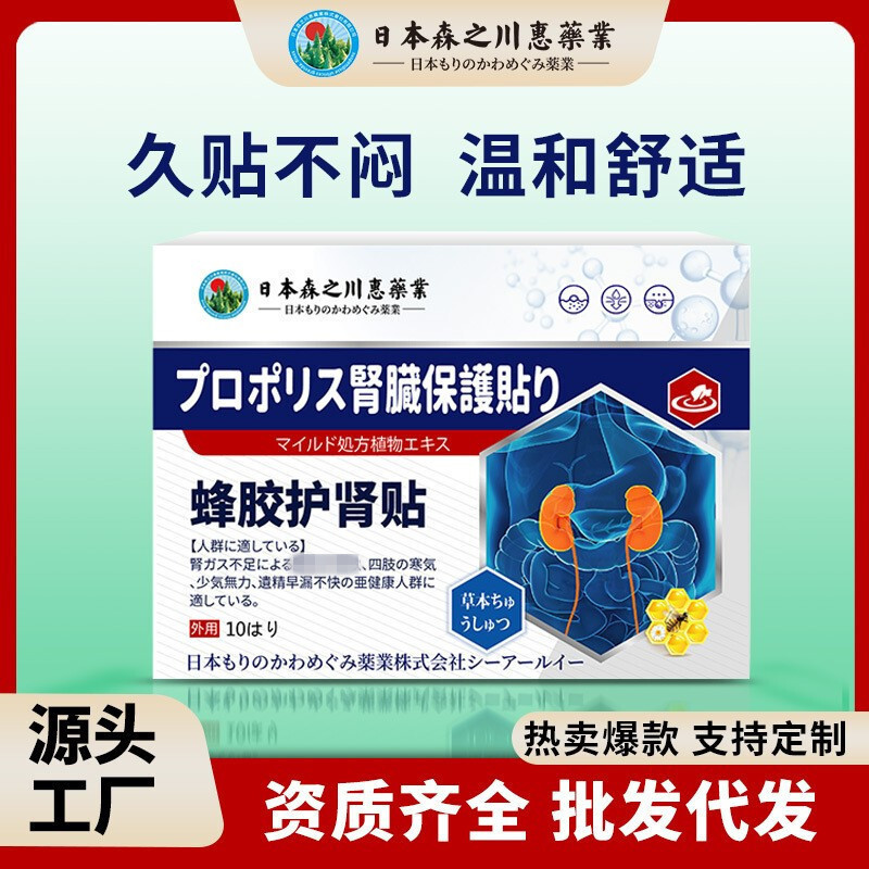 Morinokawa Megumi Propolis Kidney Protective Patch 森之胶护贴 ไต阳温补 无人 Pain bee Softtor Mediator6/1513