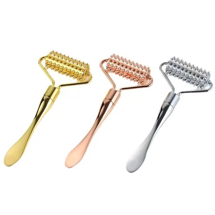 Dedicated Metal Eye Cream Stick Micro Needle Roller Massager Facial Beauty Stick Massager Eye Cream 