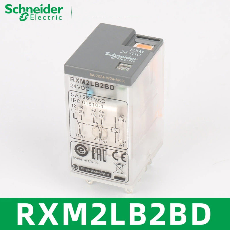 Schneider ไฟฟ้า RXM2LB2BD/2LB2P7/2LB2B7/2LB2F7/2LB2JD รีเลย์ขนาดเล็ก