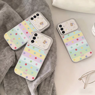 เคสซัมซุง For Samsung A57 A37 A27 A17 A07 A56 A55 A54 A35 A26 A05S 5G S26 S25 S24 S23 Ultra FE เคสนิ่มลายหนังแกะ สีพื้น