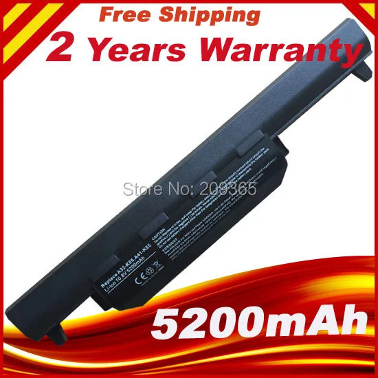 แบตเตอรี่แล็ปท็อป A32-K55 A33-K55 A41-K55 สําหรับ Asus X55U X55V X55VD X75 X75A X75V X75VD k55