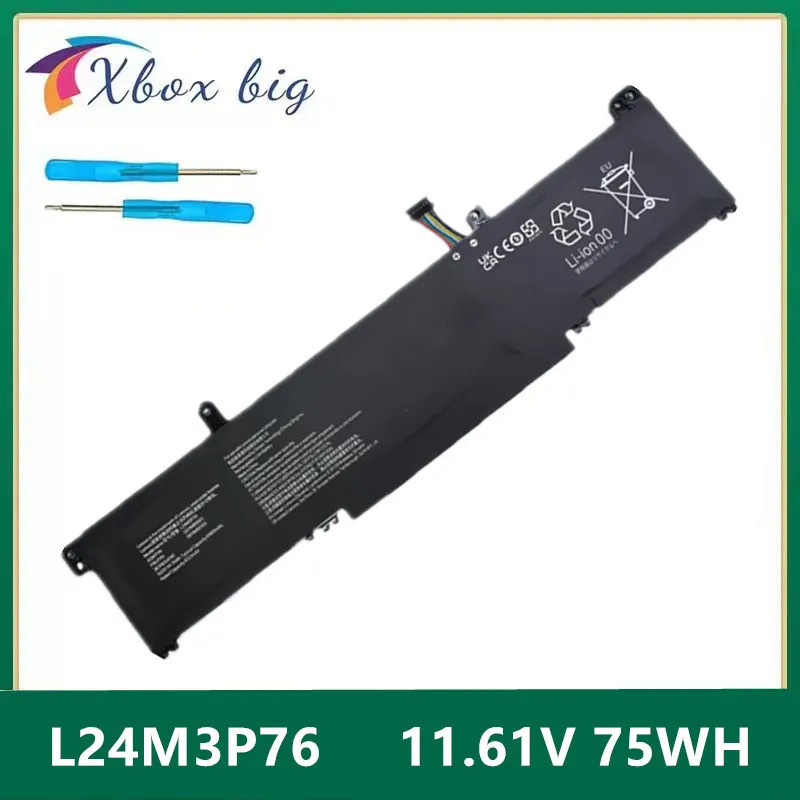 L24M3P76 แบตเตอรี่แล็ปท็อปสําหรับ ThinkPad LenovoT14p 25 คอมพิวเตอร์ L24L3P76 11.51V 75WH