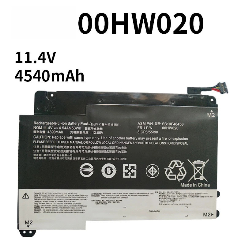 เข้ากันได้กับ Lenovo Yoga 20GQ 20GR 460 P40 00HW020 00HW021 แบตเตอรี่แล็ปท็อปคุณภาพสูง