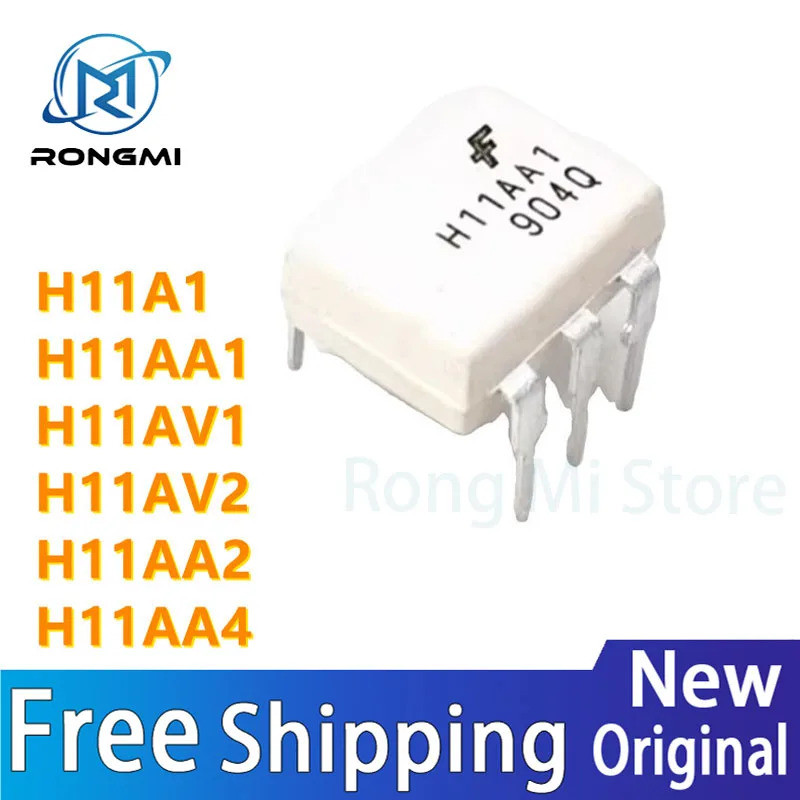 5 ชิ้น H11A1 H11AA1 H11AV1 H11AV2 H11AA2 H11AA4 DIP-6 Optocoupler ชิป IC ในสต็อกขายส่ง