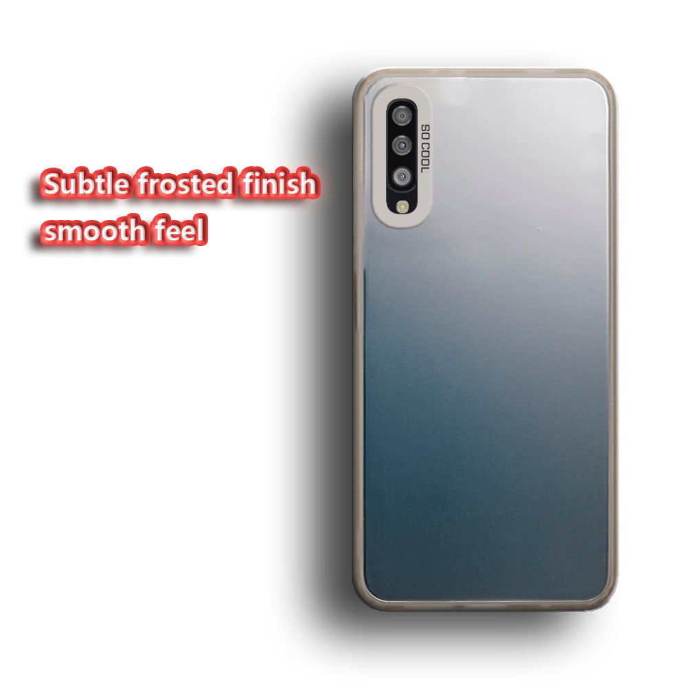 SAMSUNG สําหรับSamsung Galaxy A50 A50s A30s A70 A70S SM-A705FNDS SM-A307 A507 505F Slim Fitซิลิโคนนุ่มกรณีเลเซอร์เนื้อต้านเชื้อแบคทีเรียกันกระแทกไม่สีเหลือง