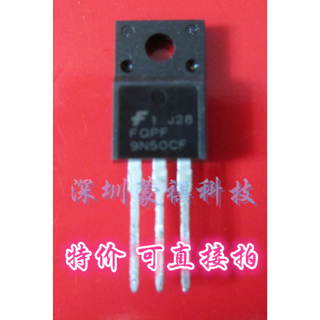 FQPF9N50CF QPF9N50C 9N50 ยี่ห้อใหม่นําเข้า LCD สวิทช์ Field Effect หลอด