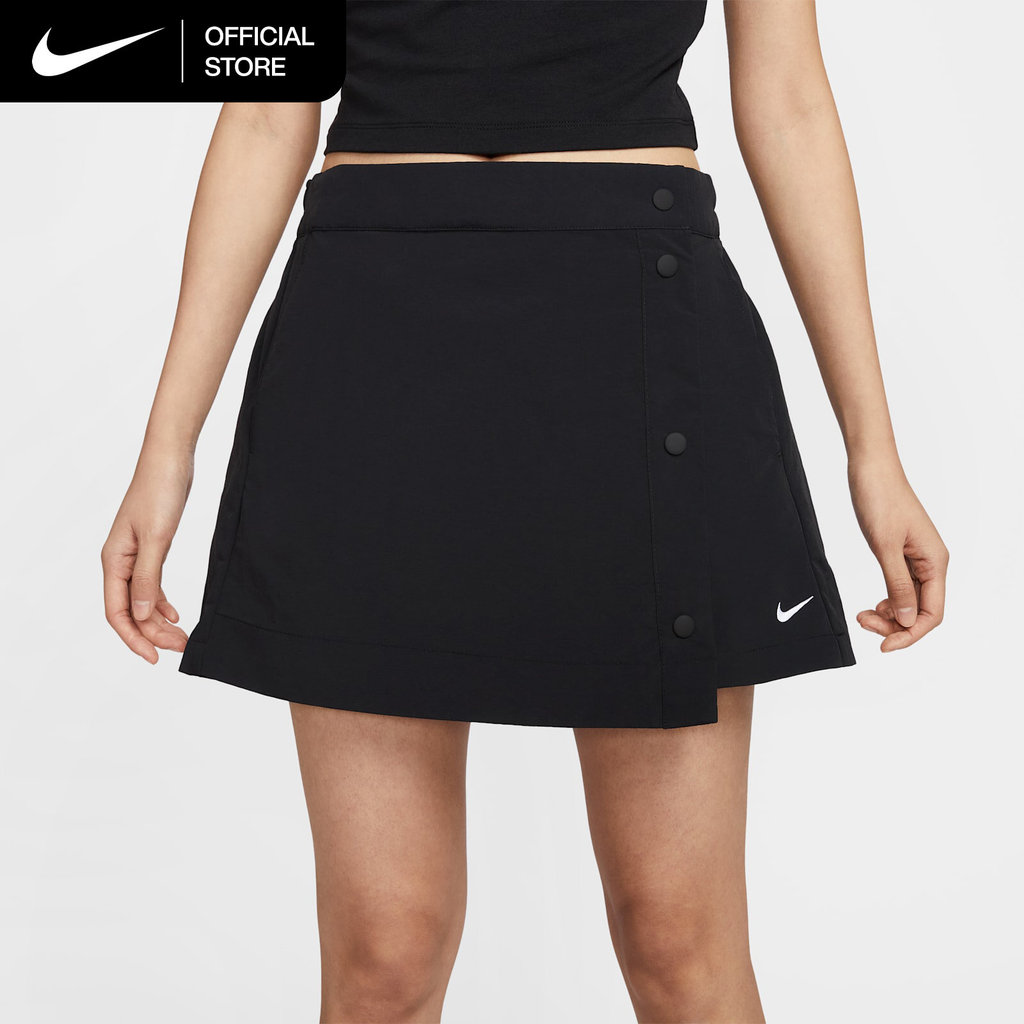 Nike Women's Sportswear Essential Woven Skort Skort - Black [HM6980-010]