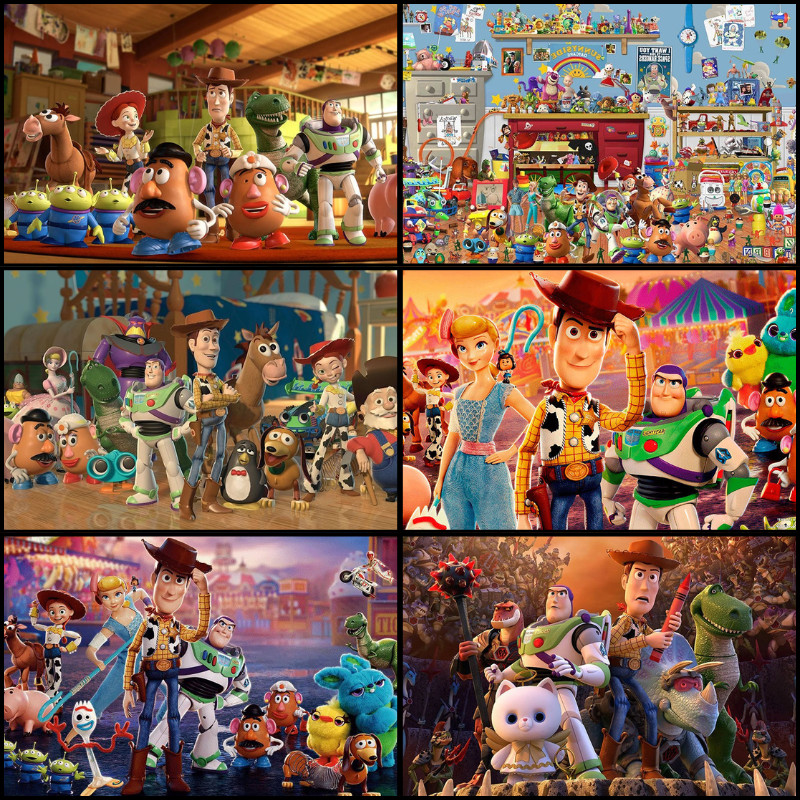 【Toy Story】ปริศนา 300 ~ 1,000 ชิ้น jigsaw puzzle ของเล่น เพื่อการศึกษา ปริศนาการ์ตูน ไม้ 621