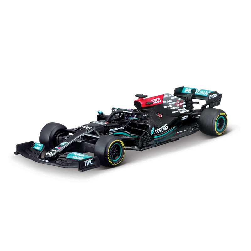 Burago1:43 Mercedes F1 Formula Racing Model Simulation Alloy Hamilton Mercedes Benz