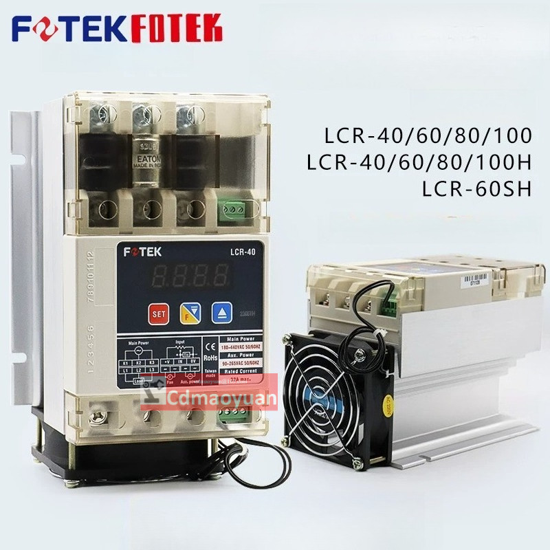 FOTEK Power Meter LCR-40/LCR-60/LCR-80/100-H Digital Three-Phase Power Regulator
