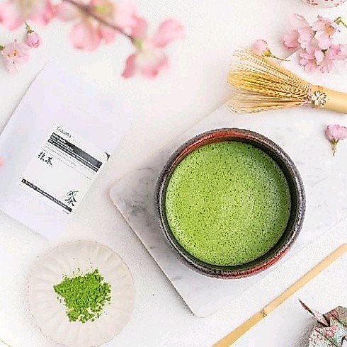 M3. นิชิโอะ มัทฉะ เกรดพิธีชงชา Nishio Matcha ceremonial Teasana อุสุฉะ โค่ยฉะ ชาเขียวญี่ปุ่น โทนดอกไม้