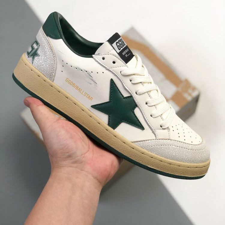 Golden Goose Ball Star GGDB รองเท้าลําลองรองเท้าผ้าใบสบายเหมาะสําหรับผู้ชายผู้หญิงใหม่เอี่ยม