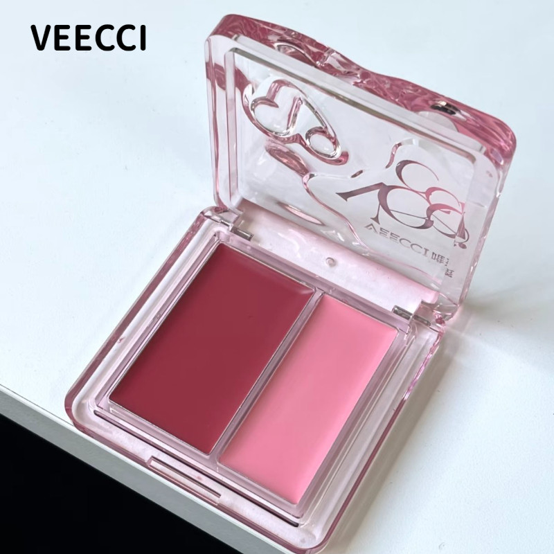 VEECCI บลัชออนดับเบิ้ลคัลเลอร์มอยซ์เจอร์ไรเซอร์ที่เหมาะกับผิววอเตอร์ ไลท์ ชีค ทินท์