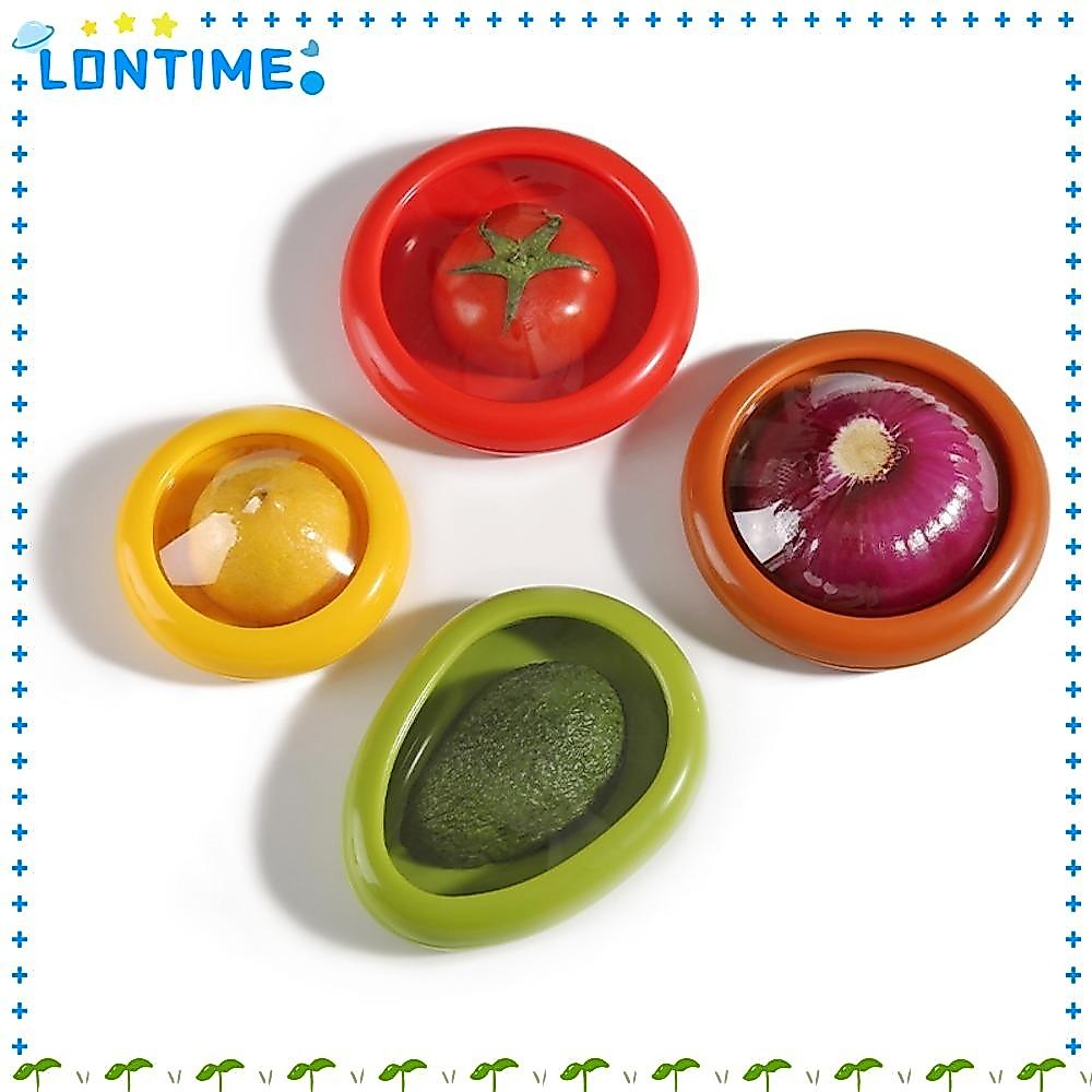 Lontime Avocado Keeper Jars Fresher กล่องผักผลไม้ Crisper มะเขือเทศมะนาวภาชนะเก็บ