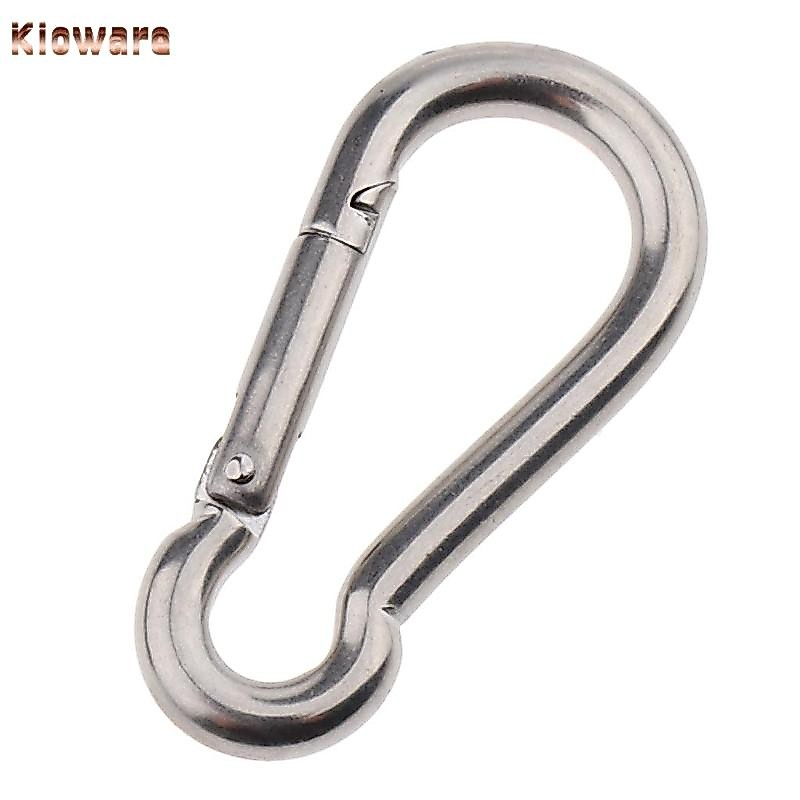 Kloware สแตนเลสฤดูใบไม้ผลิ Snap Hook Carabiner พวงกุญแจคลิปสําหรับกีฬากลางแจ้งไม่สําหรับ Climing!