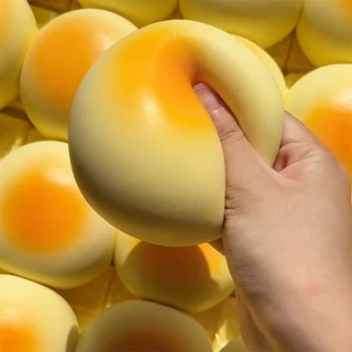 Squishy ขนมปังลูกบอลความเครียด Fidget ของเล่น Soft Bun Squeeze Ball ความเครียดบรรเทาช้า Rising Sensory ของเล่นสําหรับผู้ใหญ่ของขวัญผ่อนคลาย