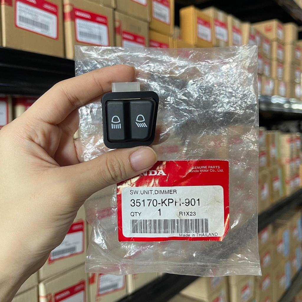 สวิทช์ไฟ-สูงต่ำ สวิทปิดเปิดไฟหน้า Wave 125Sหัวเถิกแท้ศูนย์ 35150-KPH-901