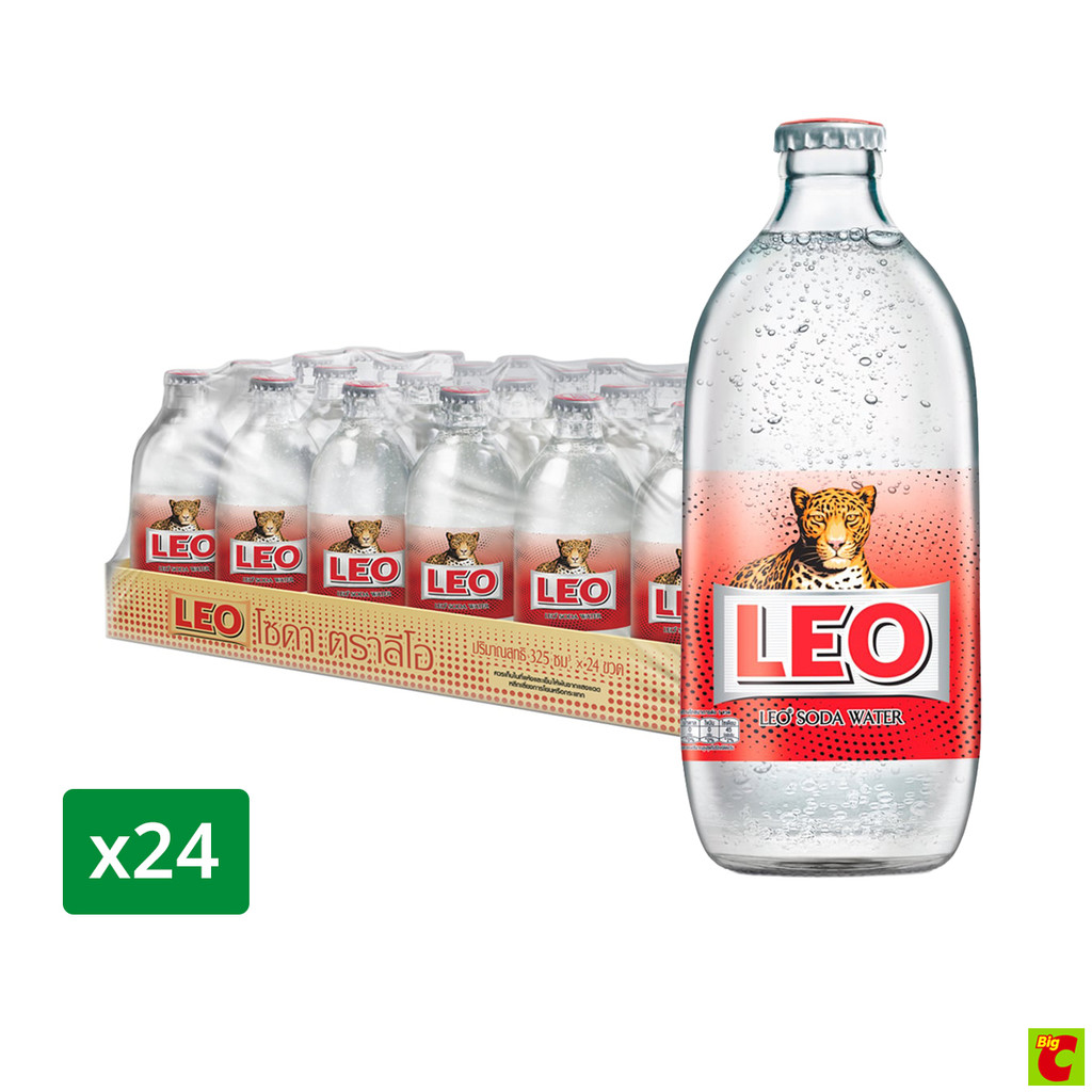 ลีโอ โซดา ปริมาตรสุทธิ 325 มล. x 24 ชิ้น