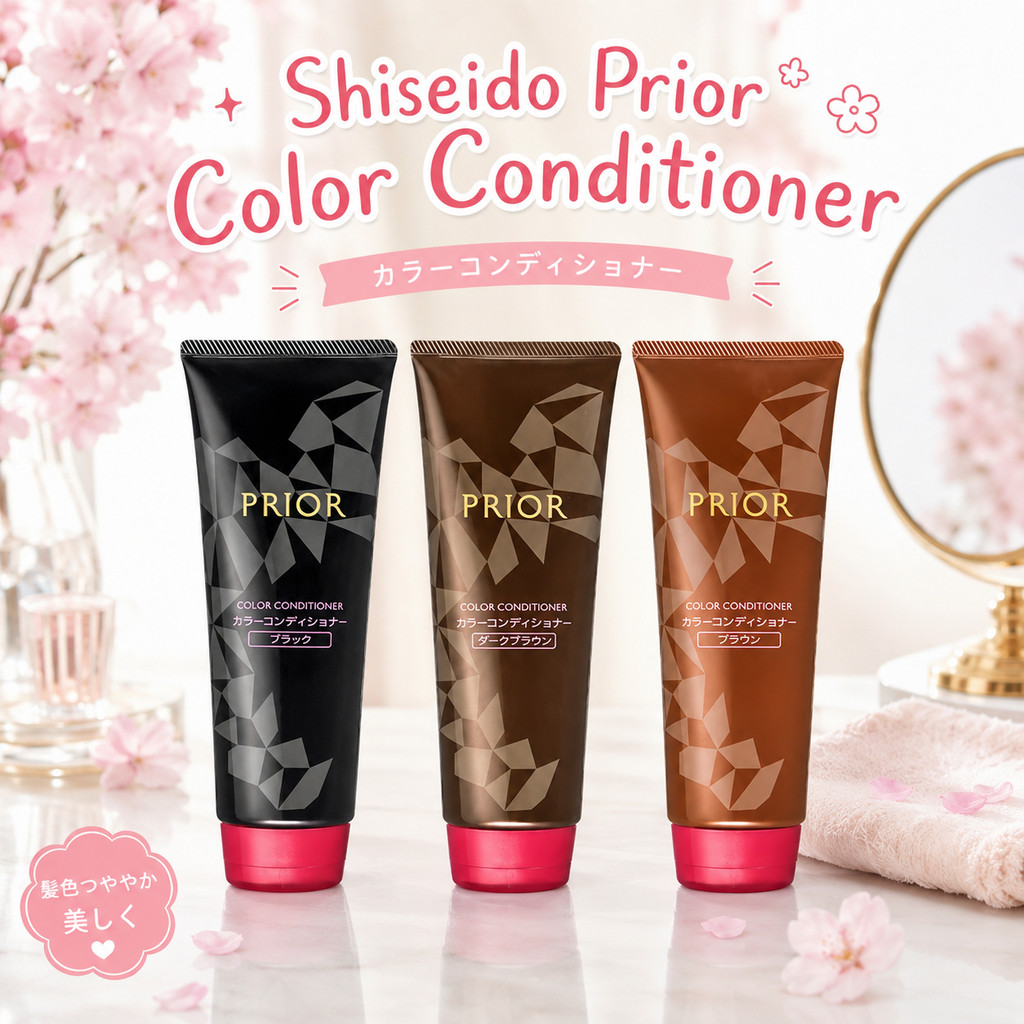 SHISEIDO PRIOR COLOR 230g.  ครีมนวดเปลี่ยนสีผม นวัตกรรมใหม่จากญี่ปุ่น