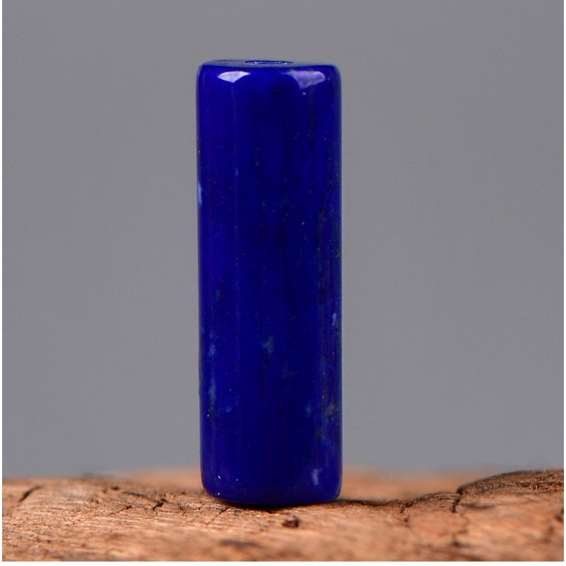 ธรรมชาติ lapis lazuli หลอดยาวลูกปัด DIY ลูกปัดลูกปัด
