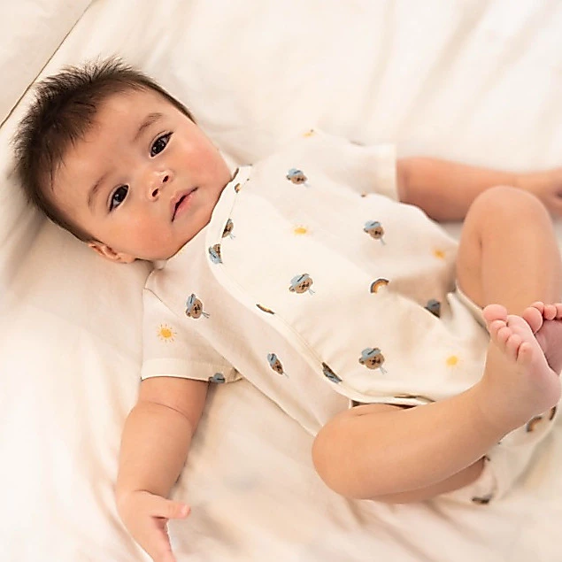 lookbookpetite x saeson | TENCEL™ baby bodysuits short sleeve set เซ็ทบอดี้สูทแขนสั้น 2 ชุด