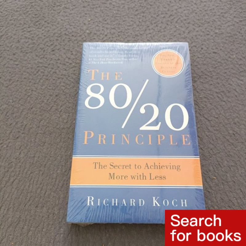 288 หนังสือภาษาอังกฤษ The 80/20 Principle:The Secret to Achieving More with Less มือสอง
