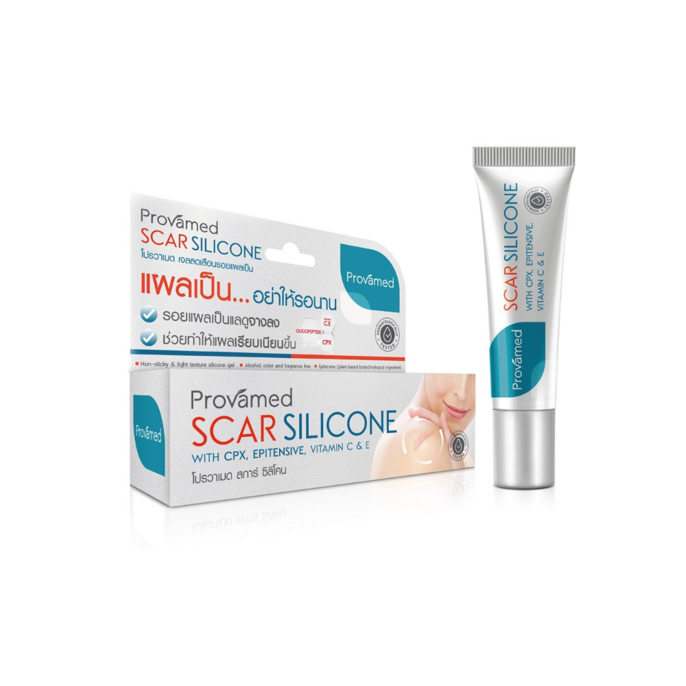 PROVAMED Scar Silicone ผลิตภัณฑ์ดูแลผิว 10g