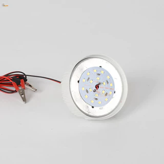 หลอดไฟแขวน LED DC12V พร้อมสายหนีบแบตเตอรี่ แสงสว่างคมชัด ใช้งานได้ทุกสถานที่