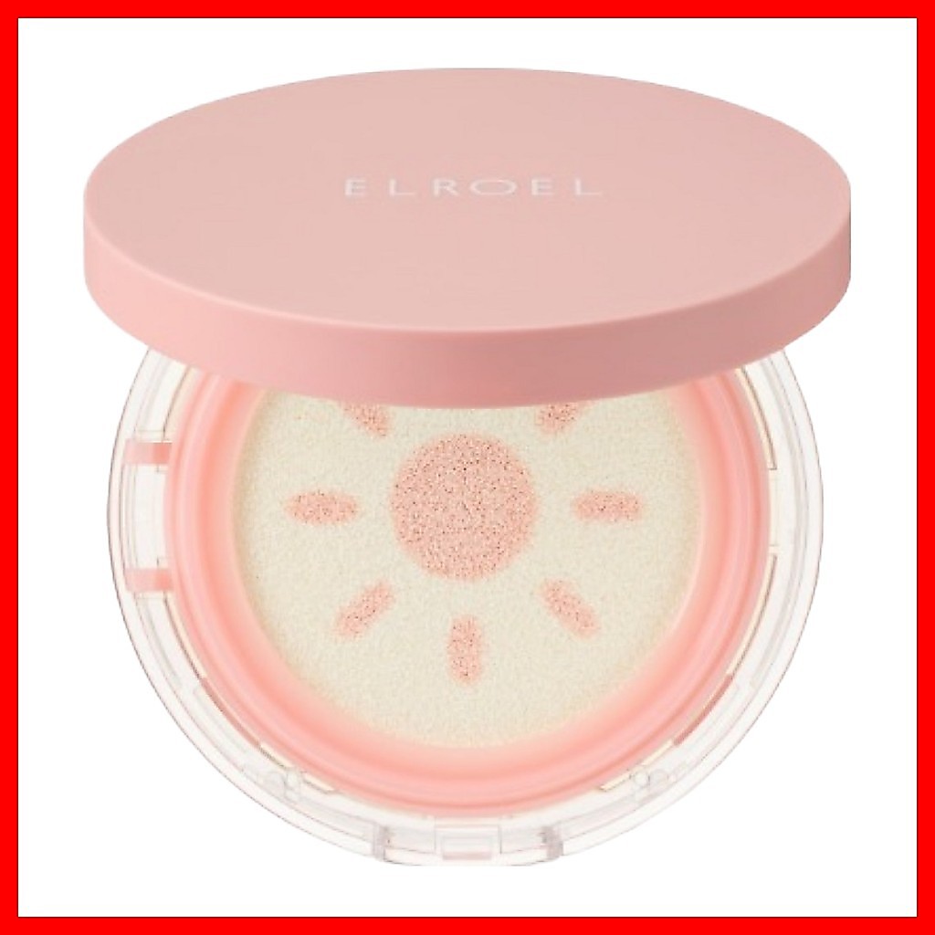 [elroel] Strawberry Milk Tone-Up Big Sun Cushion, SPF50 PA++++, 25g, 1 ชิ้น / Korean Sun Cushion / T