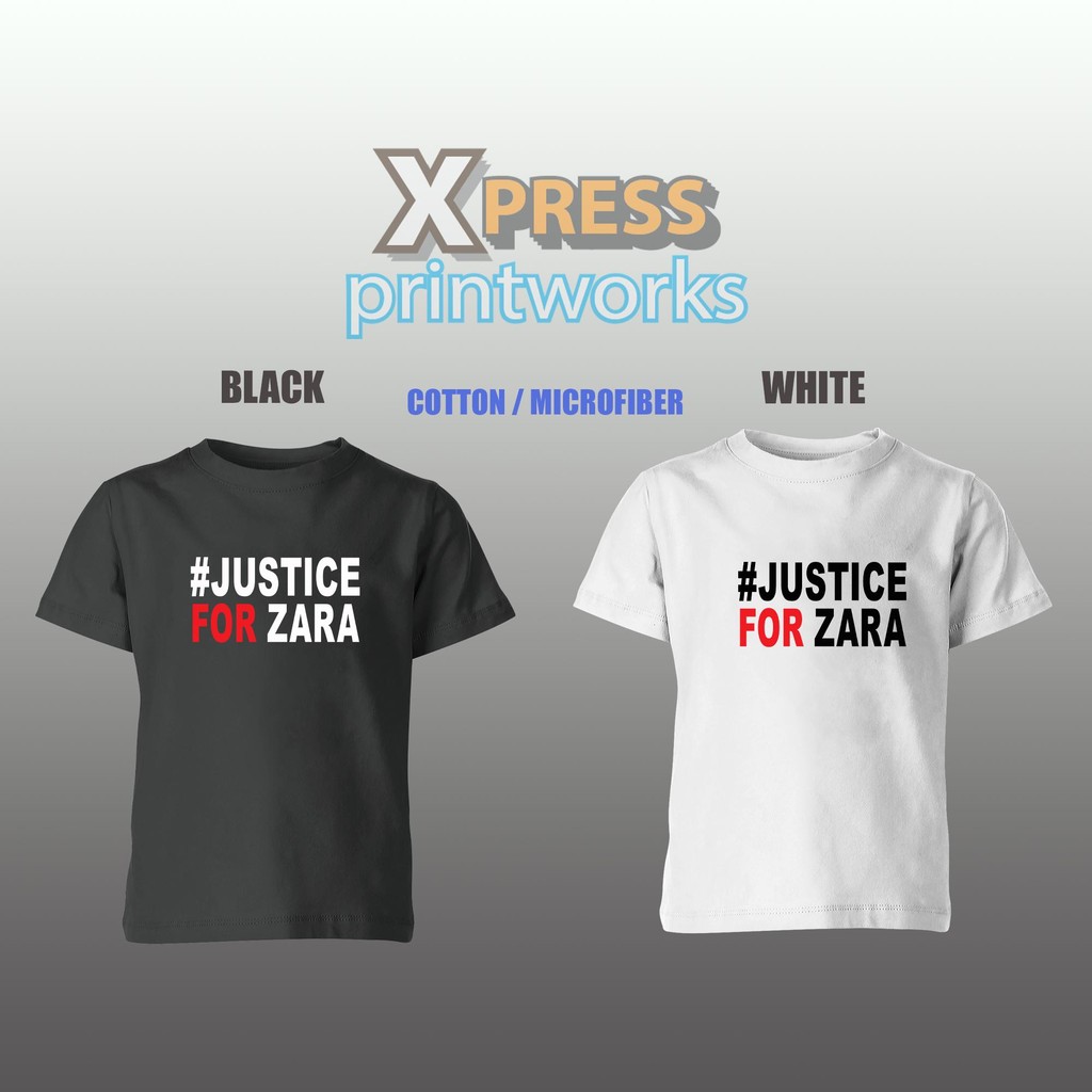 BAJU VIRAL JUSTICE สําหรับ ZARA QAIRINA STOP BULLING ROUND NECK TSHIRT