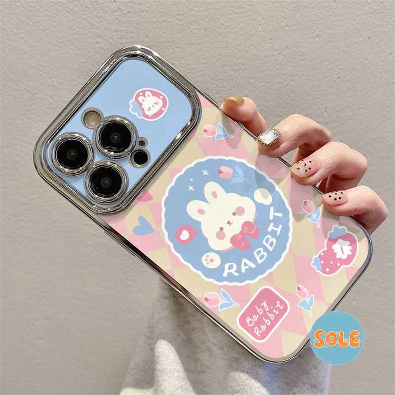 🌸Sole🌸ส่งจากไทย เคสโทรศัพท์มือถือ เคสไอโฟน กันกระแทก สําหรับIPHONE 16 11 12 13 14 15PRO MAX 7Plus XS/XR XSMax