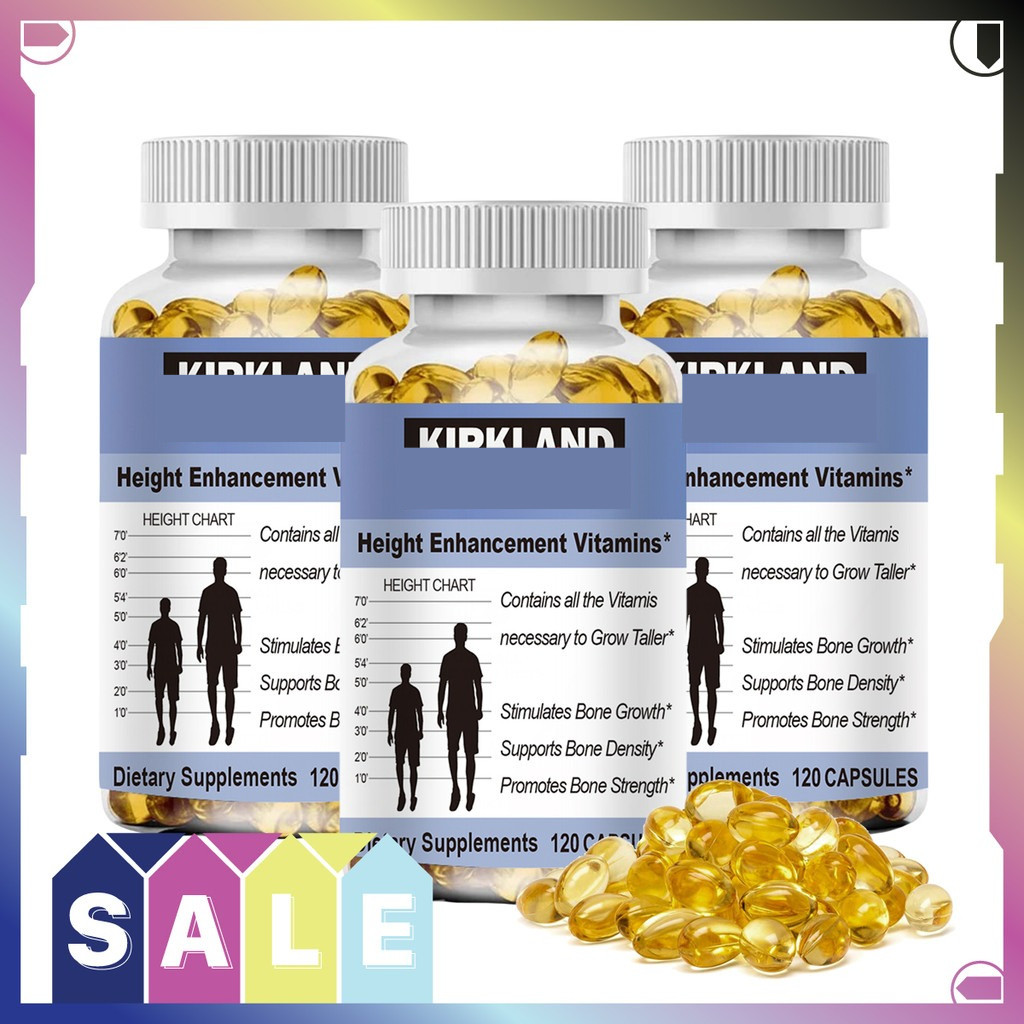 KIRK Growth vitamins for teenagers ส่งเสริมการดูดซึมแคลเซียมเพื่อรองรับความสูง