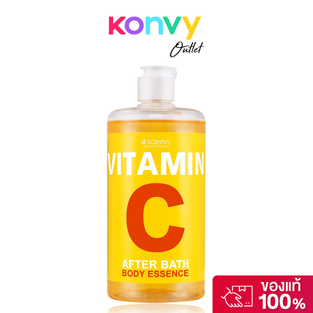 Beauty Buffet Scentio Vitamin C After Bath Body Essence 450ml บิวตี้ บุฟเฟ่ต์ น้ำตบเอสเซนส์วิตามินซี.