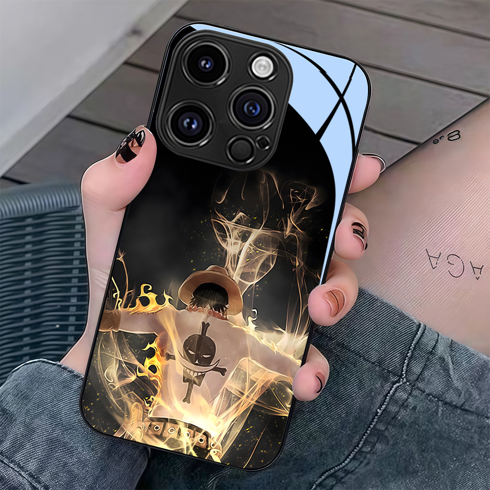 จัดส่งในพื้นที่ เคสกระจก เปลือกแข็ง ชัดเจน การสะท้อนกลับ For OPPO A8 A74 A57 A77 A77S A15 A15S A93 R