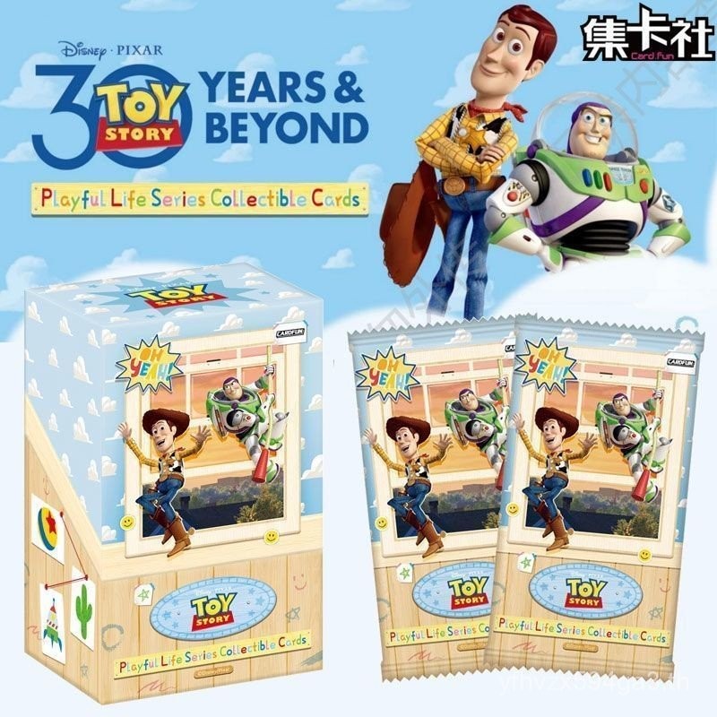 ของแท้ Jikashe Toy Story 30th Anniversary Fun Life Series Card ทั้งกล่อง Mystery Box สินค้าใหม่ 1