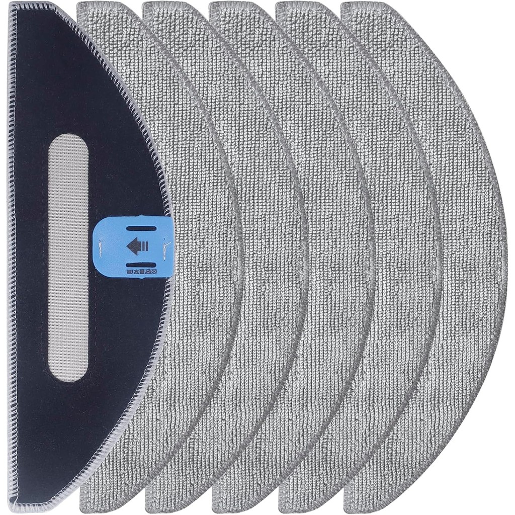 6 แพ็คแผ่นซับทดแทนสําหรับหุ่นยนต์ iRobot Roomba Combo i5, i5+, j5, j5+ i3+ (3574) เครื่องดูดฝุ่นหุ่น