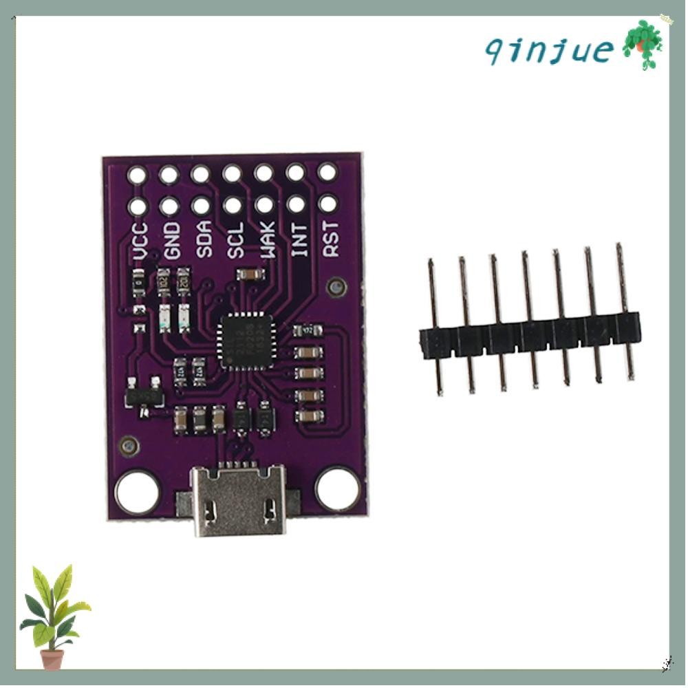 QINJUE CP2112 Debug Board, MCU-2112 2.0 MicroUSB โมดูลการสื่อสาร, บล็อกเซ็นเซอร์ USB ถึง SMBus I2C 2