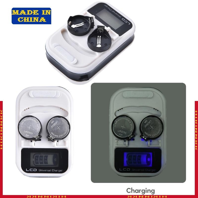 HIK 3 6V ปุ่ม Charger Rechargeing สําหรับ LIR2016 2025 2032 ML2016 2025 ML2032