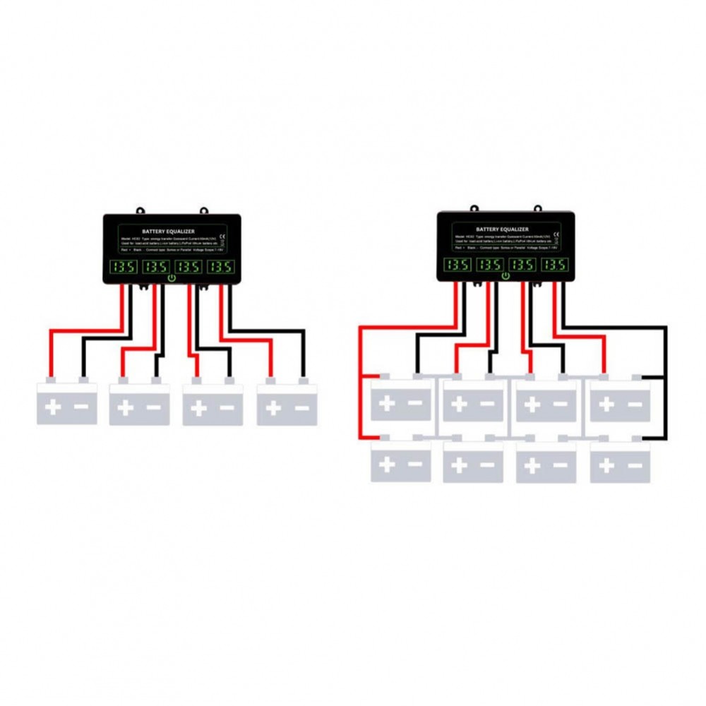 HC01 HC02 สวิตช์สัมผัสแบตเตอรี่ Equalizer สําหรับ 24V 48V Series แบตเตอรี่ Optimization