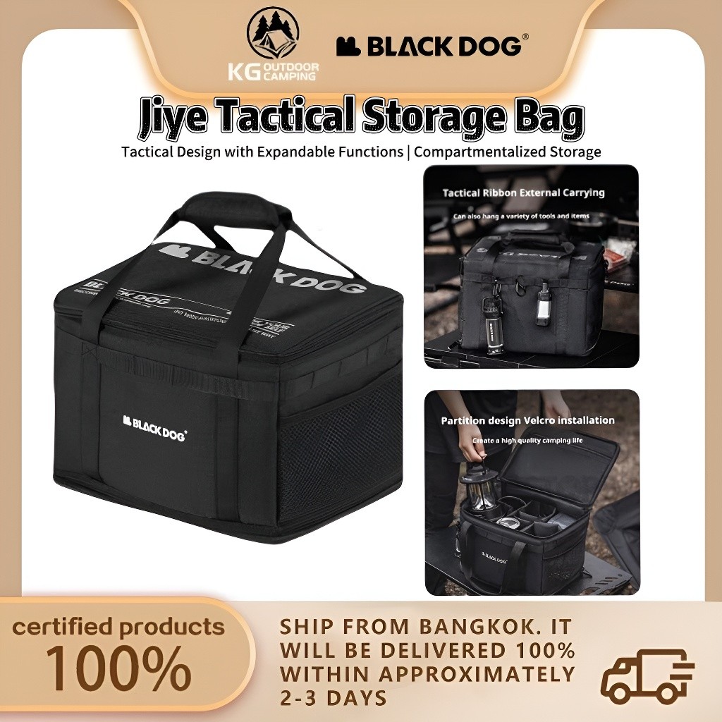 Blackdog กระเป๋าพับได้เบาๆ สำหรับการเดินทางและตั้งแคมป์กลางแจ้ง