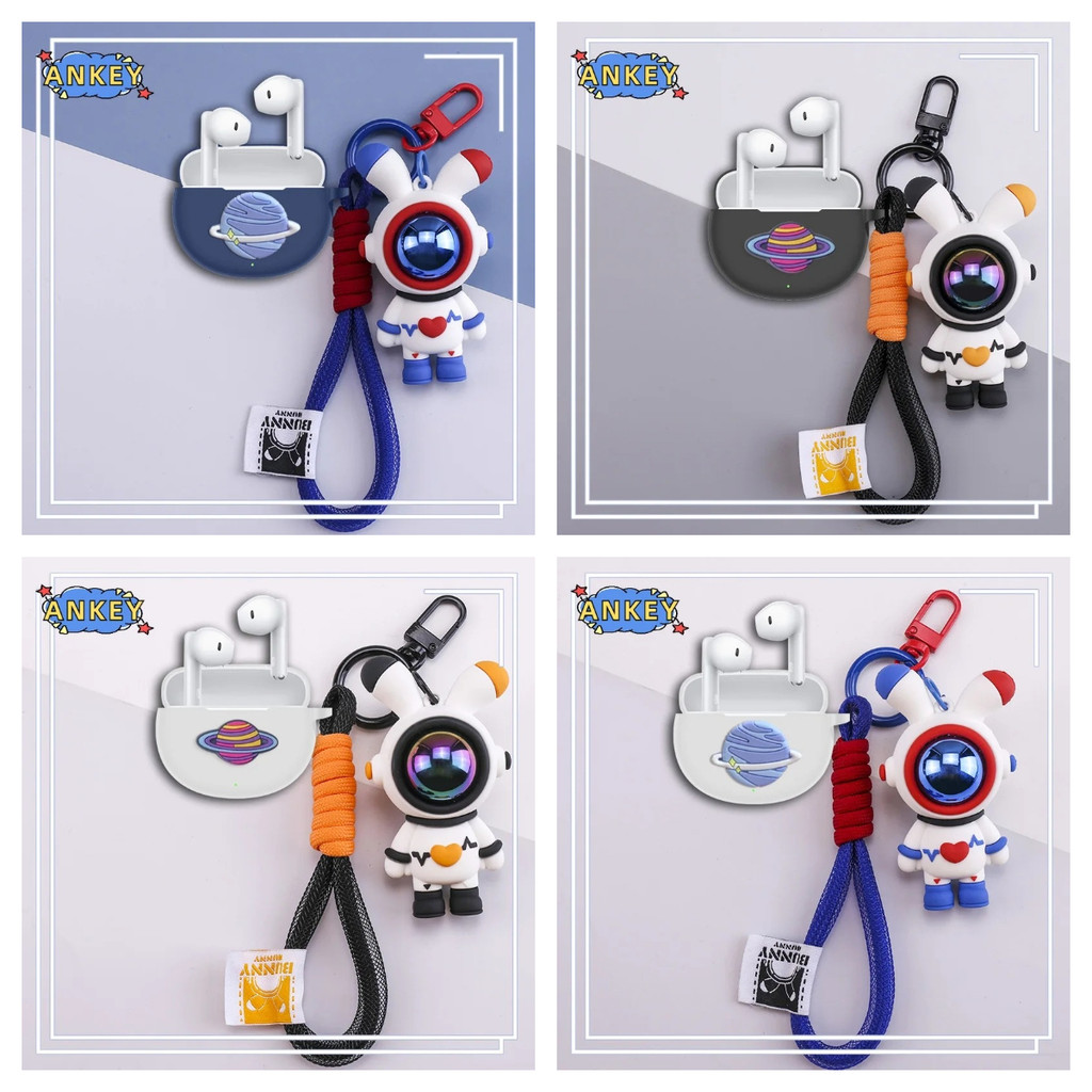 for Honor Earbuds X7 / X8 Protective silicone Honor Earbuds X6 / Earbuds A astronaut Cartoon Covers 