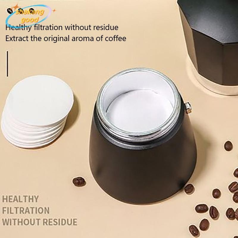 Skth 100 ชิ้นกระดาษกรองกาแฟ Moka 56 มิลลิเมตร 60 มิลลิเมตร 68 มิลลิเมตรสําหรับเครื่องชงกาแฟเอสเปรสโซ SKK ราคา ถูกที่สุด ดีลบีเคเค แกลเลอรีภาพที่ 8