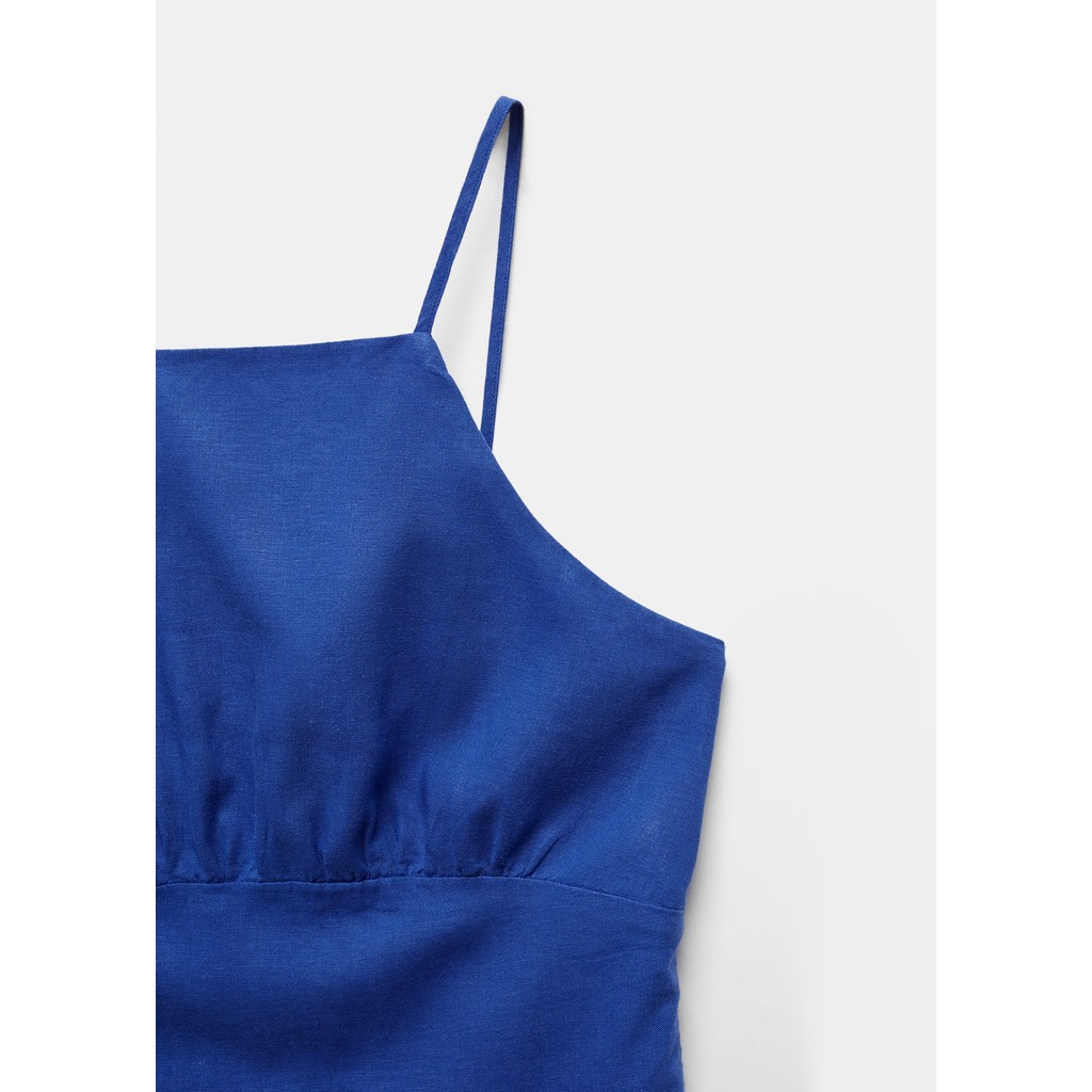 [MANGO] DRESS SUSIC-H / Linen strap dress รุ่น SUSIC-H Ref: 67000409 ราคา ถูกที่สุด ดีลบีเคเค แกลเลอรีภาพที่ 6