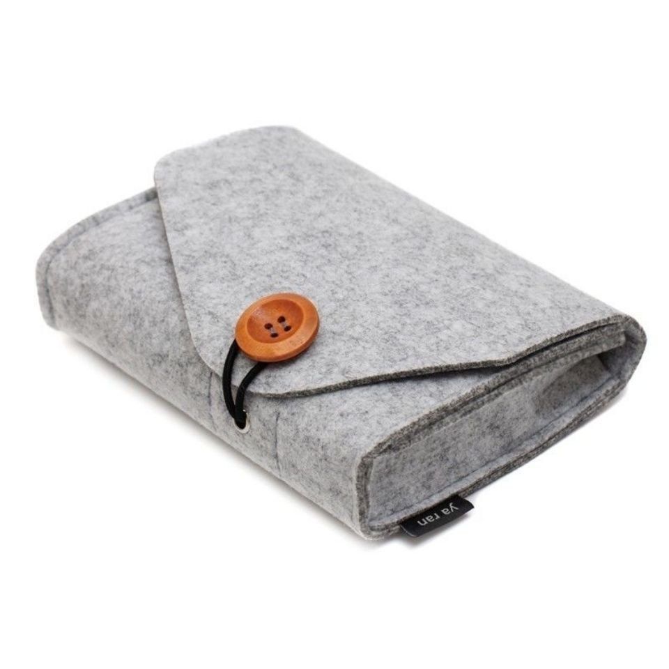 [ครั้งแรกใช้การชําระเงินซ้ํา] กระเป๋าเก็บสายเคเบิลข้อมูลมัลติฟังก์ชั่รู้สึกถุงเก็บหูฟังฮาร์ดดิสก์ยูด